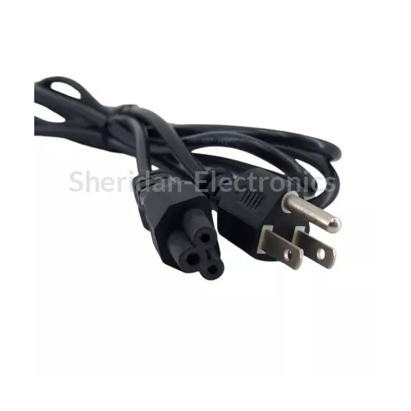 Unbranded 49037100 - 6FT 3-PIN AC Power Cord (BLK) -