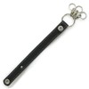 Wachifudo Dayan Cat Dayan Genuine Leather Metal Belt Key Black,