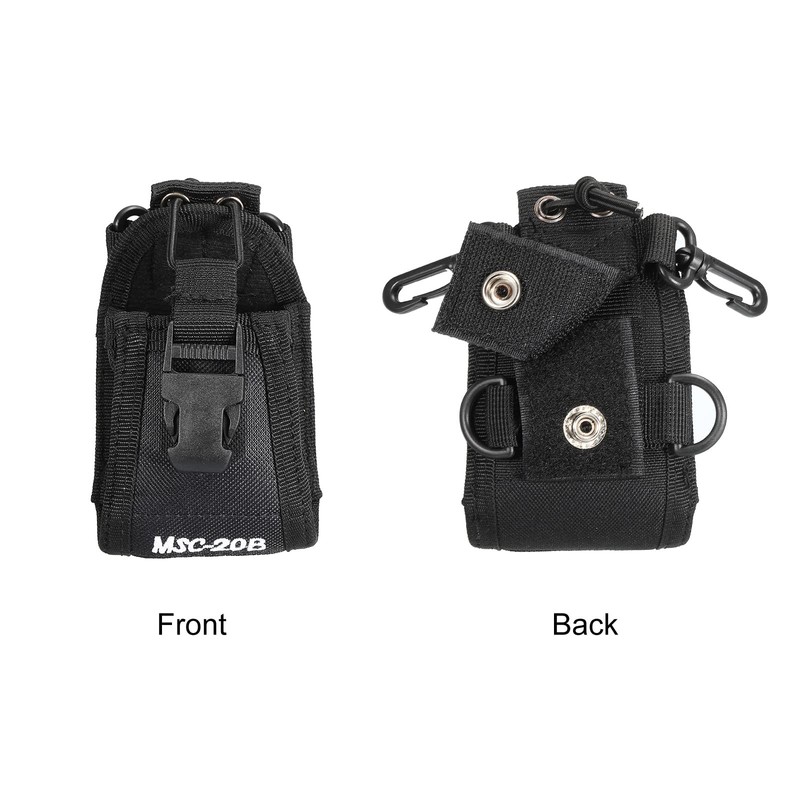 MECCANIXITY Multi-Function Black MSC-20B Nylon Bag Pouch Case Two Way