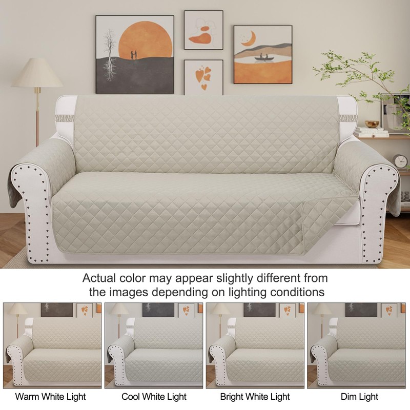 Luxshare Home Reversible Loveseat Sofa Covers Couch Cover Furniture Protector(Loveseat
