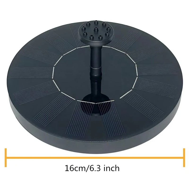 Mini Solar Waterfall Fountain for Garden Decor – Floating Bird