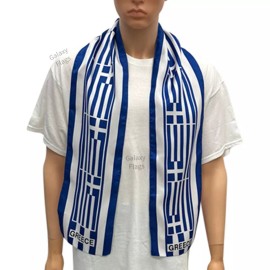 Unbranded Greece Scarf / Greece Flag Scarf / Greece Scarves
