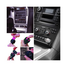 AMBICAR - Set 2 Refills for Car Air Fresheners. Does not include Electric Diffuser. Natural Essences 0% Alcohol. Strawberry – RED FRUITS fragrance