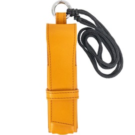 Dom Teporna IQOS Compatible Case, Ilmaione Compatible Case, ILUMAione Compatible Cover, Italian Leather, Genuine Leather, Neck Strap, IQOS Compatible Case Only, Carabiner Included, Braun, casual