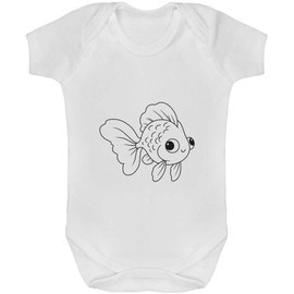 Azeeda 18-24 Month 'Goofy Goldfish' Baby Grow/Bodysuit (GR00155038)