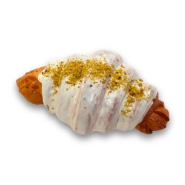 Andy Anand Chocolates Sugar Free White Chocolate Pistachio Croissant (2 lbs) Hand rolled 10 Pcs