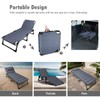 ATORPOK Folding Camping Cot for Adults with Padded Mattress and
