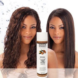 Complex Brazilian Keratin Hair Blowout Treatment Professional Results Straighten and Smooths Hair with Thermal Protection Spray Queratina Keratina (4oz+4oz+4oz)