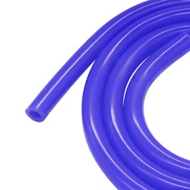 FOCMKEAS Silicone Tubing 0.39" x 0.55"（10x14mm）(IDxOD) 3.28Ft(1m) Length Flexible Blue Tube, Silicone Rubber Air Hose Water Pipe for Pump Transfer