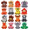 Kids Party Favors 16PCS Animal Mini Pop Keychain,Goodie Bags Stuffers