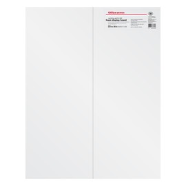 Office Depot Vanishing Grid Presentation Tri-Fold Foam Board, 22in. x 28in., White, 12080