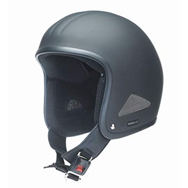 Redbike Oldtimer Motorcycle Half Shell Helmet RB 670 Matte Black without ECE XL