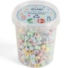 DANTOY 520 Pastel Coloured Craft Beads Recycled Plastic 5911