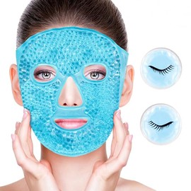 Mascarillas De Ojos Para Ojeras E Inflamación, Migrañas, Dolor De Cabeza, Estrés, Enrojecimiento, Acné, Mascarillas Refrescantes Para Mujeres Hombre, 