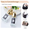 Yebeauty 9pcs 30ml Glass Perfume Bottles, Portable Perfume Bottles Empty