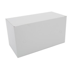 Southern Champion Tray 2745 Clay Coated Kraft Paperboard Patty Meat Box, Tuck Top, 5 lbs Capacity, 10" Length x 5" Width x 5-3/8" Height (Case of 200)