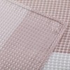 Dainty Home Ombre Waffle Weave Shower Curtain (Blush with 12