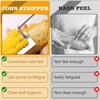 2 Pieces Corn Peeler Corn Cutter, Stainless Steel Corn Cob
