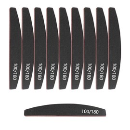 Nagelfeilen, 10 Stück Nagelfeile-Nagelfeilen, Professionelle Nagelfeile für Fingernagel, 100/180 Grit Nagelfeilen, Nagel Buffer Block Doppelseitige Nagelfeile