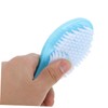 minkissy Natural Double-sided Foot Scrub Stone Brush Plastic Handle Callus