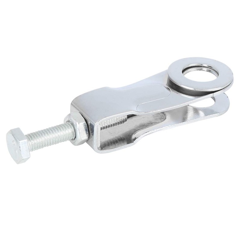 F FIERCE CYCLE Pair 16mm ChromeMotorcycle Chain Axle Adjuster Tensioner