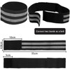LiJuanWang Reflective Bands, Pack of 4 Bicycle Trouser Clips, Elastic