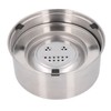 Dog Water Bowl Dispenser 304 Stainless Steel Spill Proof 3L