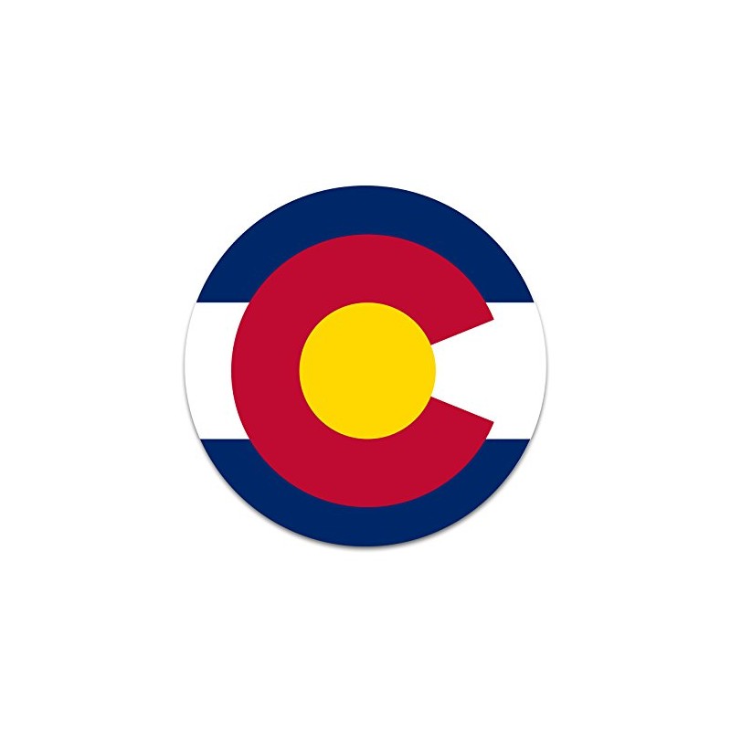 2X Sticker Set - Colorado Flag Logo - for Phone