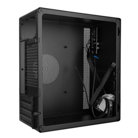 Iesooy Micro ATX Case, MATX Case Mini PC ITX Desktop Computer Case Support Micro ATX/ITX Mini PC case with USB3.0, Support 3.5'' HDD