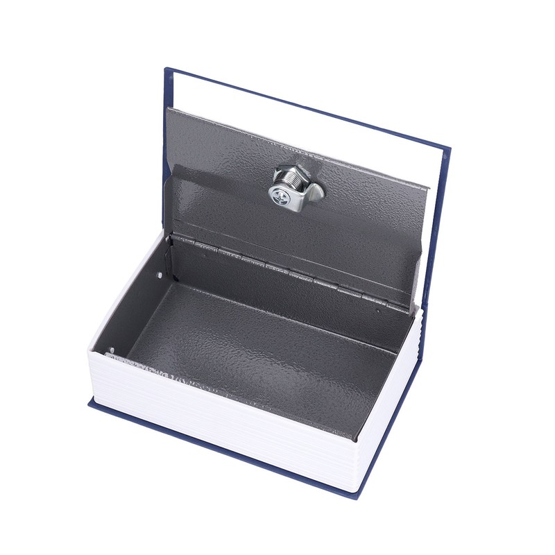 Safe Box Simulation Book Shape Decorative Storage Money Case for