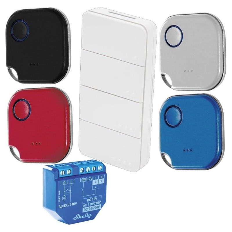 Shelly Smart Garage Door Starter Kit - Blue