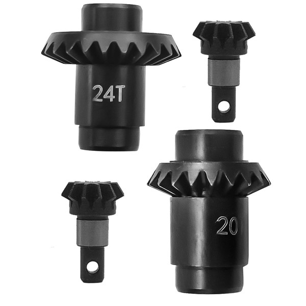 TIKSCIENCE 12/20T and 12/24T Overdrive Helical Axle Gear Set Compatible