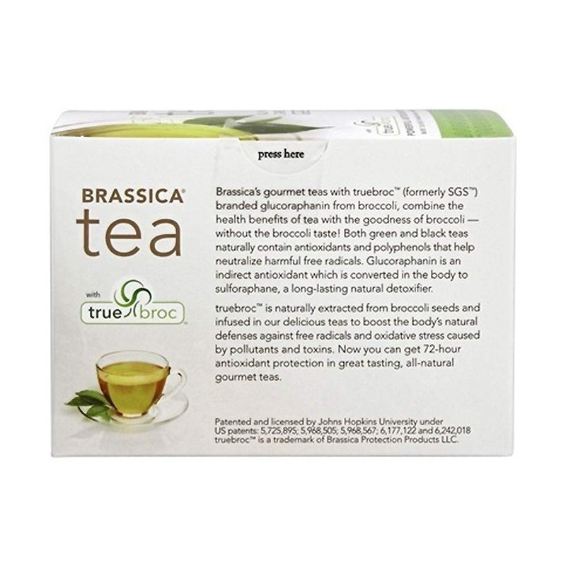 Brassica Tea Green Tea with truebroc, 16 Tea Bags