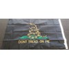 Ramsons Imports Black Gadsden Flag Don't Tread on Me Double