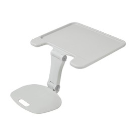 ECR4Kids The Surf Folding Portable Lap Desk, Large, Flexible Seating, Light Grey