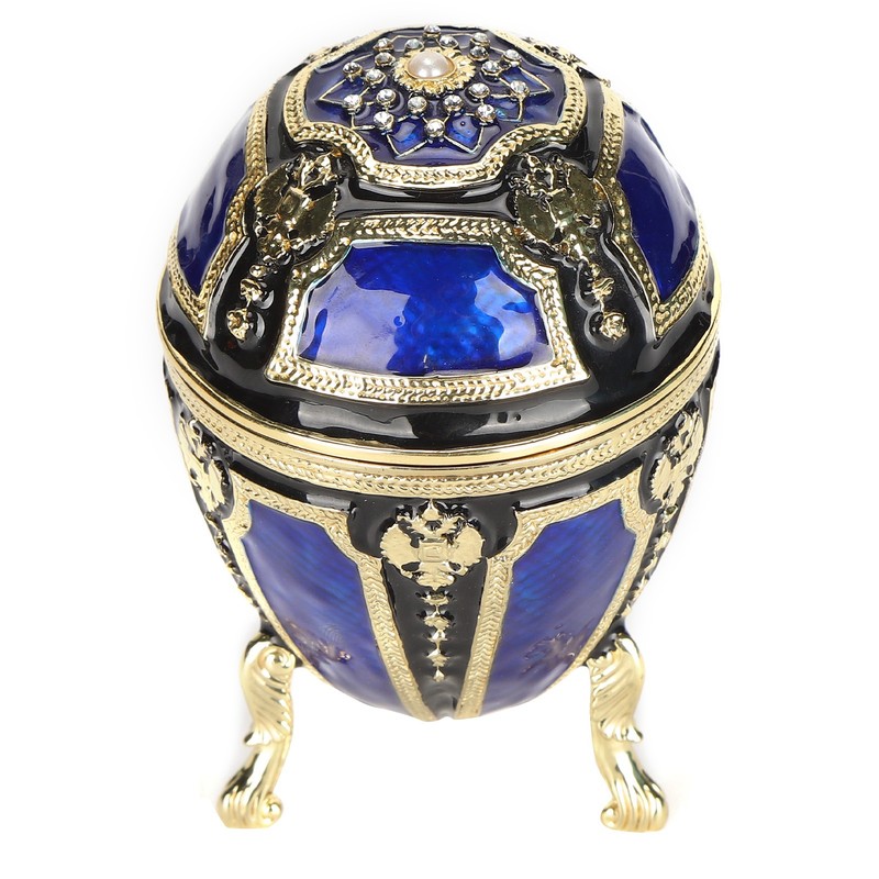 Egg Trinket Box Exquisite Jewelry Ring Holder Storage Box Home