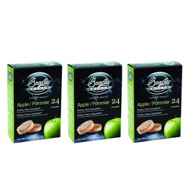 Bradley Smoker BTAP24 BTAP24-Flavor Bisquettes-Apple 24Pk, One Size, Multi .3 Pack