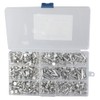 Fudeshe Solid Rivets Aluminum Rivets 350pcs Aluminum Hand-Driven M4 Kit