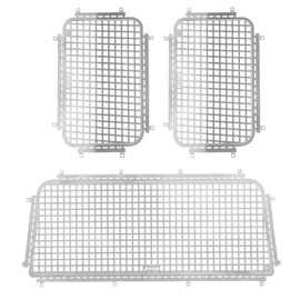 Dilwe Rete per Finestrino by Car RC, Rete Protettiva per Finestra in Metallo Resistant per Axial SCX10 III per Finestrino by Car RC by Accessory per Aggiornamento