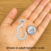 Evsteluo White Swag Ceiling Hooks – 2 Sets with Hardware