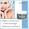Crema Anti-arrugas Colágeno Y Concha Nácar Florigan® 3pzs
