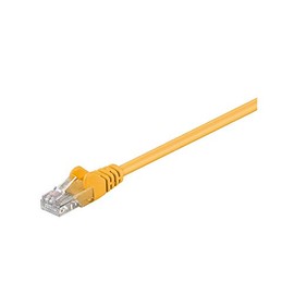 Goobay 68376 CAT 5e Patchcable, U/UTP, Yellow, 5m Cable Length