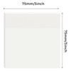 Evergreen Goods 12 Pads Smudge-Free Transparent Sticky Notes with Glitter,