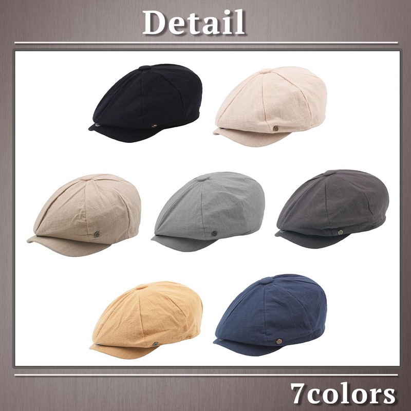 One Limitation CP790 Unisex Linen Simple Hat for Going Out