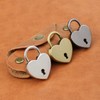 Padlock School Locker Black Heart Outdoor Keyed Alike Key Post