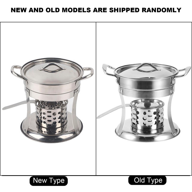 Stainless Steel Hot Pot Stove Outdoor Camping Hot Pot Stove