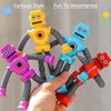 Aatpuss Baby Sensory Toy, Robot Pop Tubes, Telescopic Suction Cup
