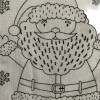 Simply Holiday Christmas Stocking Color Your Own Canvas Fabric Stocking