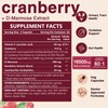 Cranberry Capsules 16800 mg - Cranberry Supplement with D-Mannose and