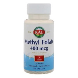 Metilfolato Kal 400 mcg - 90 tabletas